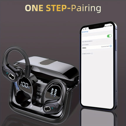 Wireless Earbuds, 75H Wireless 5.3 Headphones With ENC Noise Cancelling Mic