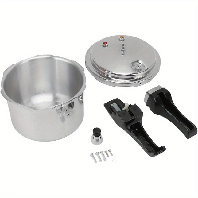 22cm Aluminum Steamer Pot with Steam Basket - Perfect for Soups, Stews & More