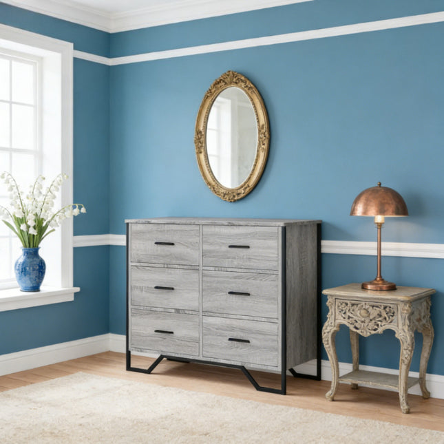 Luxury Grey Sonoma Effect 91x35.5x74.5cm Storage Cabinet Dual Use Large Capacity Entryway Organizer