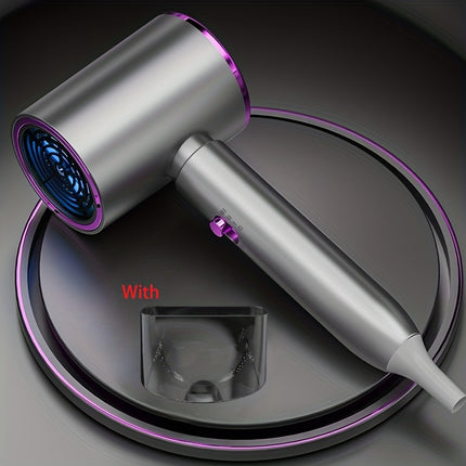 Negative Ion Hair Dryer, High-Speed Blower for Quick Drying, Features 3 Speed Settings with Low Noise,