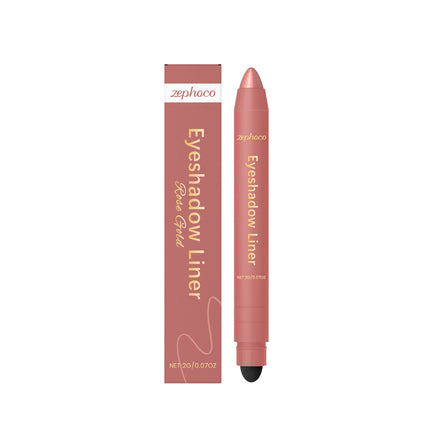 Water- And Sweat-proof Smudge-resistant Silky-smooth 2-in-1 Eyeliner