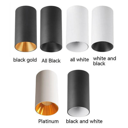 Thigh High Anti-glare Punch Free Ceiling Living Room Aisle Surface Mounted Spotlight