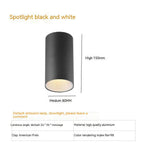 7W Warm Light 3000K / Black And White