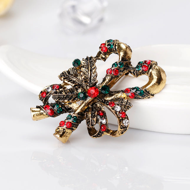 New Retro Personality Creative Christmas Brooch