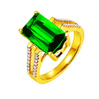 Golden Green Diamond / Adjustable Opening