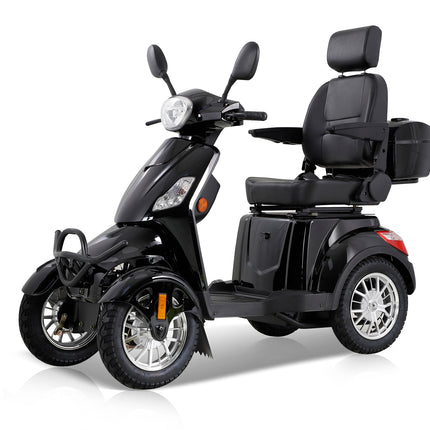 Mobility Scooters for Seniors  500lbs Capacity  800W All Terrain Electric Powered Mobility Cart   Heavy Duty Mobility Scooter