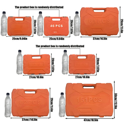 Tool Kit Set, Professional High-Quality Automotive Repair Tools - 46/53/61/82/151pcs