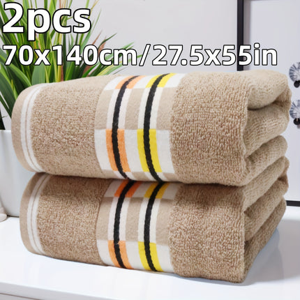 2-Pack Extra Large Bath Towels - Super Soft Quick-Dry Bath Sheets