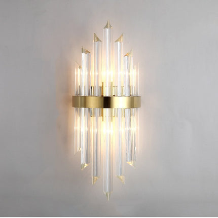 Modern Living Room Light Luxury Crystal Creative Wall Lamp
