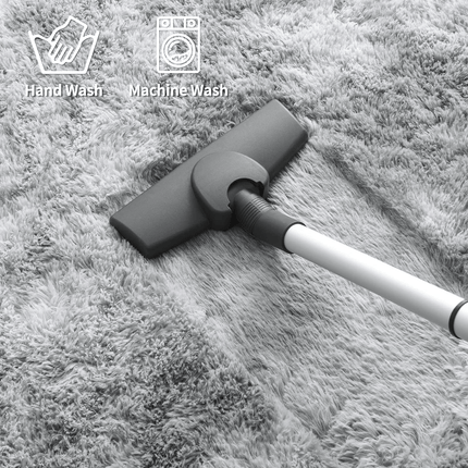 1pc soft plush area Mat, non-slip plush Mat, soft plush bedside Mat, tie dye living room Mat,