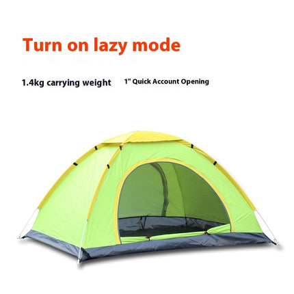 Automatic Double Multi-person Camping Camping Double-door Tent