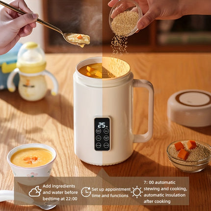 Portable Electric Heating Cup, Multifunctional Stewing Pot That Can Make Soup, Cook Rice