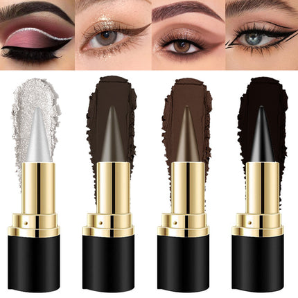 Womens Quick-drying Waterproof, Easy-to-apply Smudge-proof Eyeliner Cream