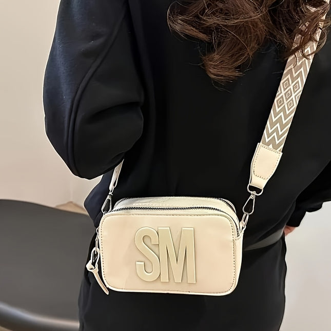 Bag for Women - Lightweight Zippered Crossbody with Adjustable Shoulder Strap