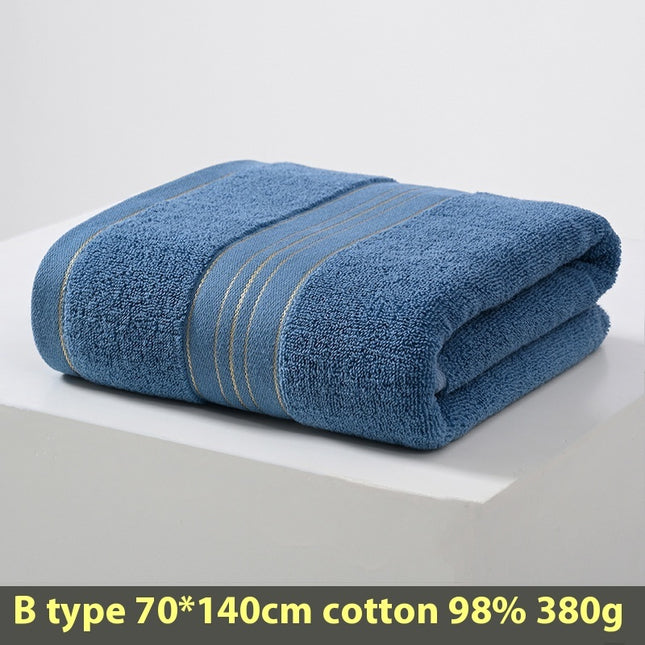 Household Portable Solid Color Pure Cotton Towel