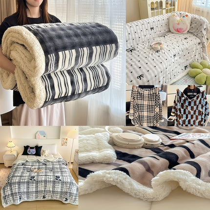 Heavyweight Bed Blanket, Machine Washable King Size Bed Blanket, Gravity Blanket For Sofa Cover