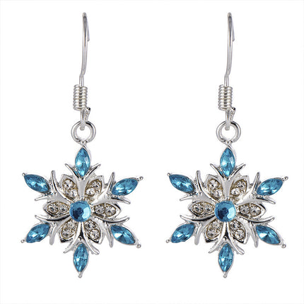 Jewelry Two Color Jeweled Earrings