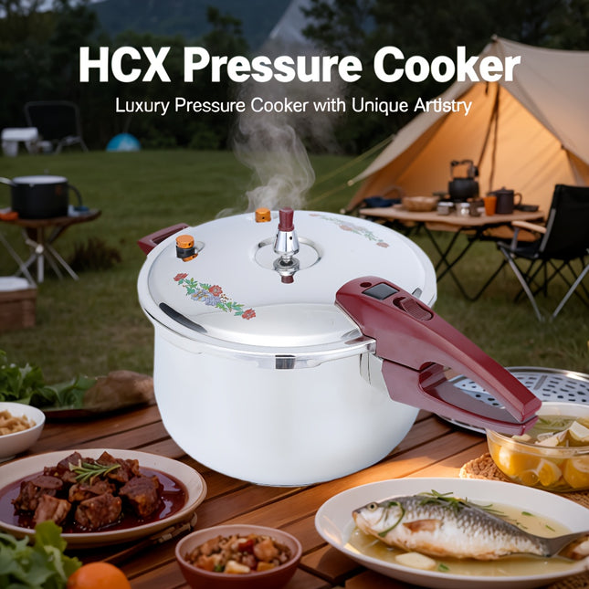 26cm 9L Optional 1600g Triple-Layer Stainless Steel Pressure Cooker for Home and Commercial Use
