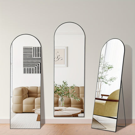 Full Length Mirror For Bedroom Decor, 59"x16", Full Body Standing Floor Mirror With Stand