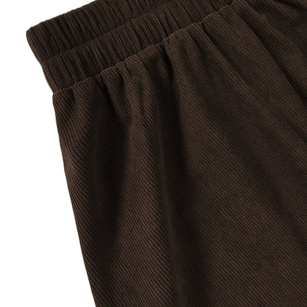Plus Size, Women's Plus Size Winter Maxi Skirt - Elegant Wide Swing Skirt with Ruffle Hem