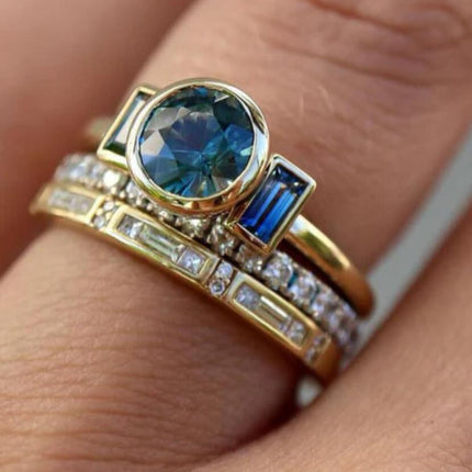 Retro Simple And Exaggerated Unique Women Ring