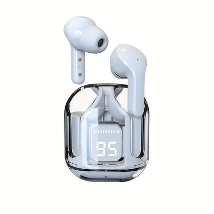 Wireless Headphones - Colorful Sports Game Music Companion with LED Digital Power Display