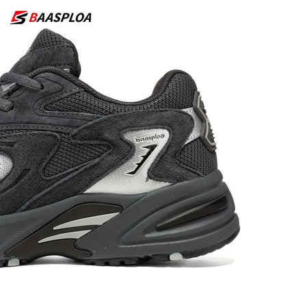Men'S Stylish Retro Thick Shoes, Comfortable Non-Slip Lace-Up Soft Sole Activities for Men