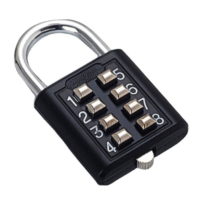 Mechanical 8-digit Key Lock Password Lock Padlock