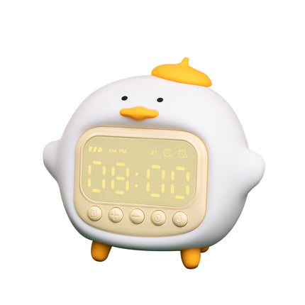 Smart Wake-up Hug Duck Alarm Clock Night Light