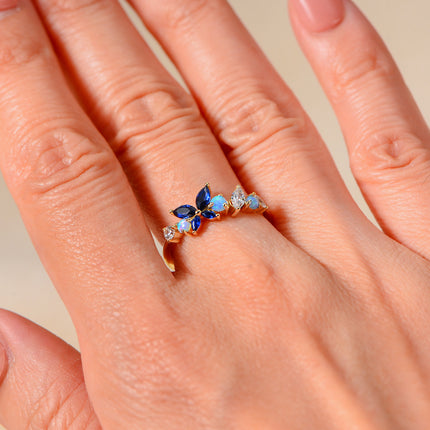 Butterfly Ring For Women A Niche, Light-luxury Design In European And American Styles
