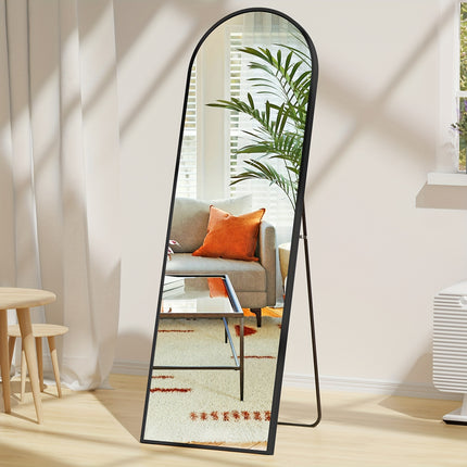 Full Length Mirror For Bedroom Decor, 59"x16", Full Body Standing Floor Mirror With Stand