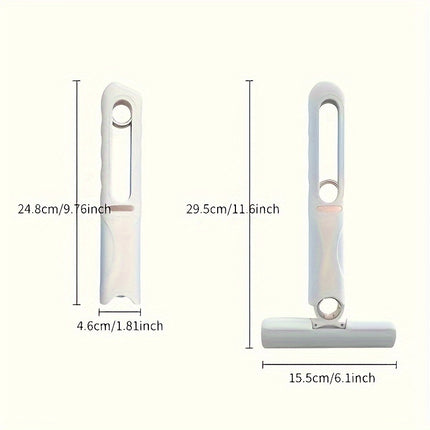 Extendable, Wet & Dry Use, Rotatable Head for Kitchen, Living Room, Bathroom, Car Glass