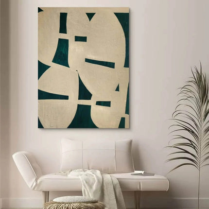 Handmade Oil Painting Canvas Wall Art Decoration Modern Green Abstract Texture For Home Decor Rolled Frameless Unstretched Painting