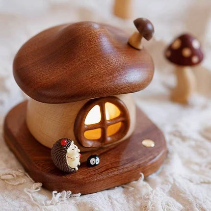 Mushroom-shaped Night Light For Home Use, Rechargeable LED Bedside Lamp