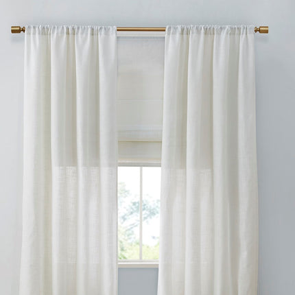 Light Filtering Curtain Panel Pair(2 Pcs Window Panels)