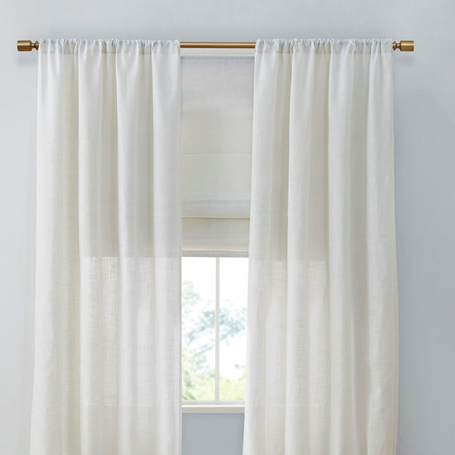 Light Filtering Curtain Panel Pair(2 Pcs Window Panels)
