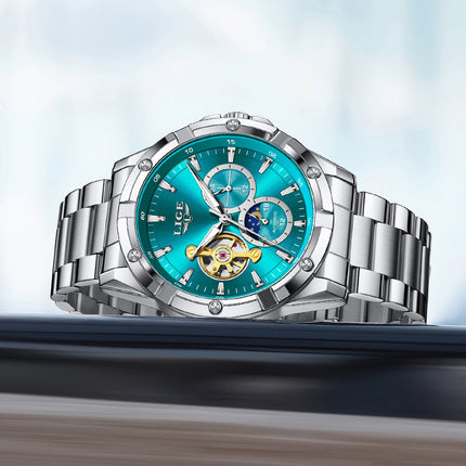 Luxury Stainless Steel Case, Luminous Hands, Date &
