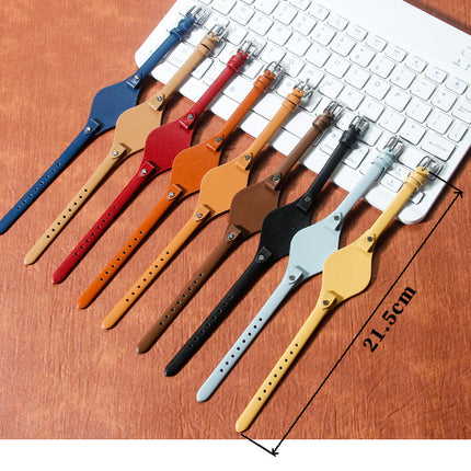 Genuine Leather Cowhide Lady Tray Watch Band