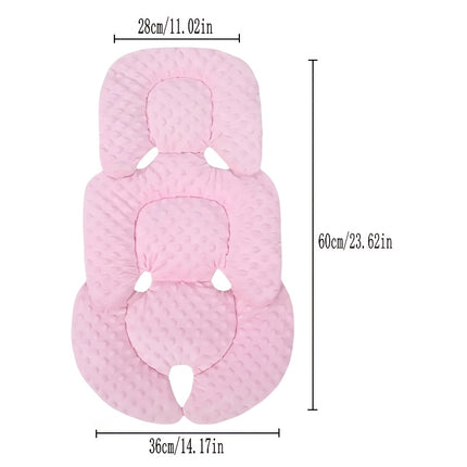 Reversible Baby Car Seat Pad, Protects Head And Body While Supporting Car Seats