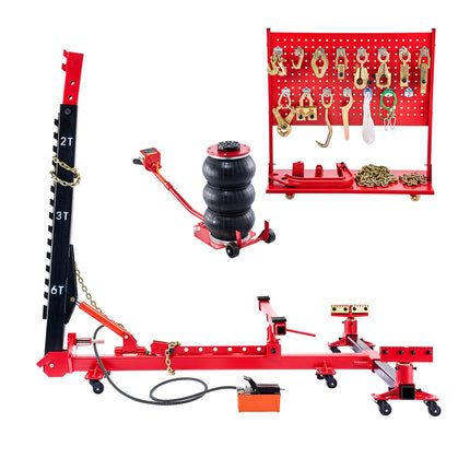 Auto Body Frame Puller Straightener 6T Car Frame Machine 3T Airbag Jack