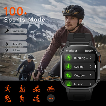 Smart Watch Full Screen Smartwatch Wireless Calling with Automatic Motion Recognition 100+ Sports