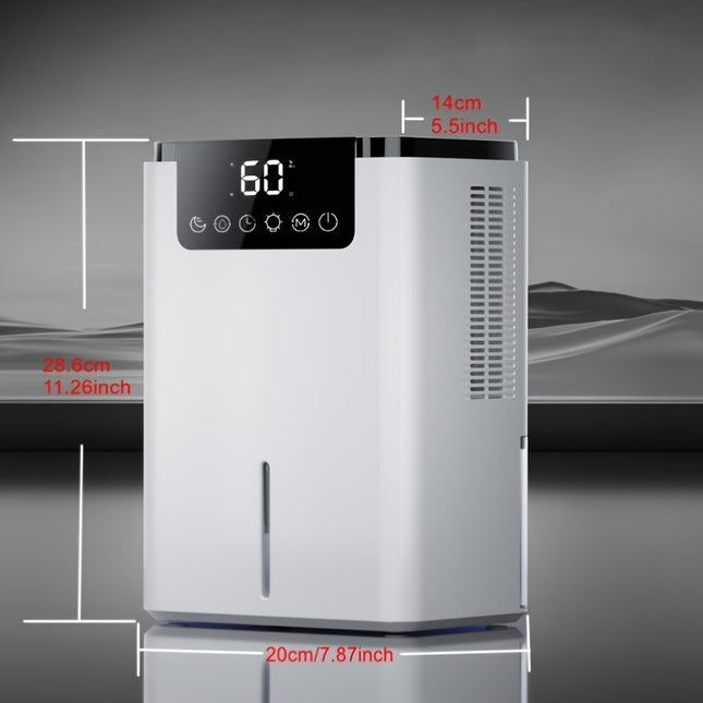 Portable Semiconductor Dehumidifier, Kitchen Dehumidifier, Bedroom Dehumidifier, RV Dehumidifier, Bookcase Dehumidifier, Wardrobe Dehumidifier, Storage Room Dehumidifier. 2L Water Tank, Christmas Gift Dehumidifier