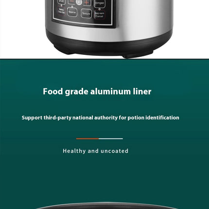 5L Pressure Cooker Multi-function Intelligent Reservation Timing Rice Cooker Household