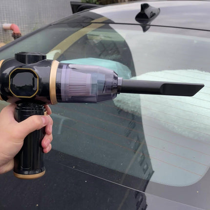 Handheld Vacuum Cleaner, USB Rechargeable, Wireless, with LED Display