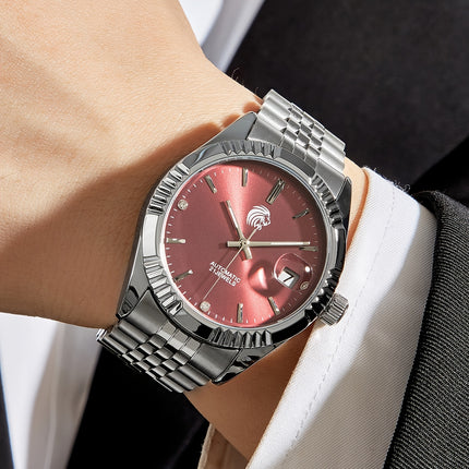 Fashion Men's Automatic Mechanical Watch With Stainless Steel Watchband