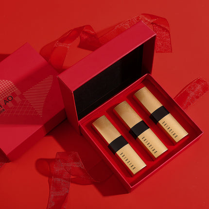 3 PCs Lipstick Kit Matte Velvet Matte Waterproof White Lipstick Tomato Color