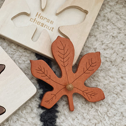 Leaf Panel Puzzle Montessori Early Education
