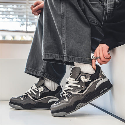 Men'S Four Seasons Casual Sneakers Pair Bread Shoes Academy Style