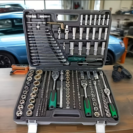 [216/46pcs Ultimate Portable Tool Kit] Ultimate Automotive Mechanic Tool Kit