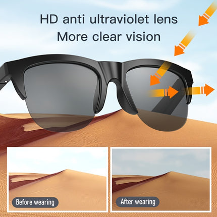 Wireless V5.3 Sunglasses, Multifunctional Glasses, Wireless Calls, Music Playback